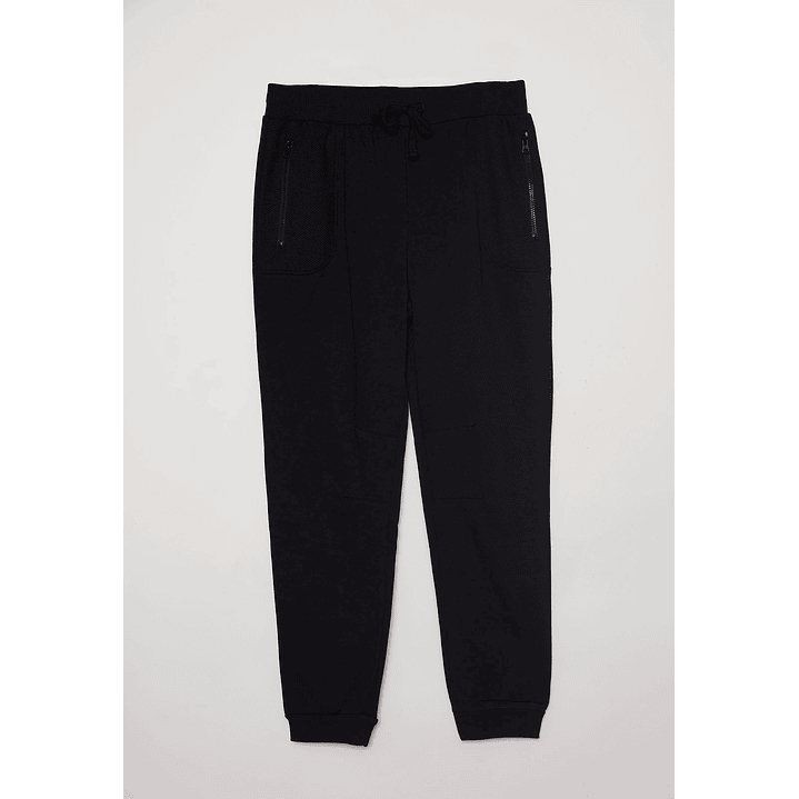 Pantalón Buzo Malla Hombre Negro Familyshop 6