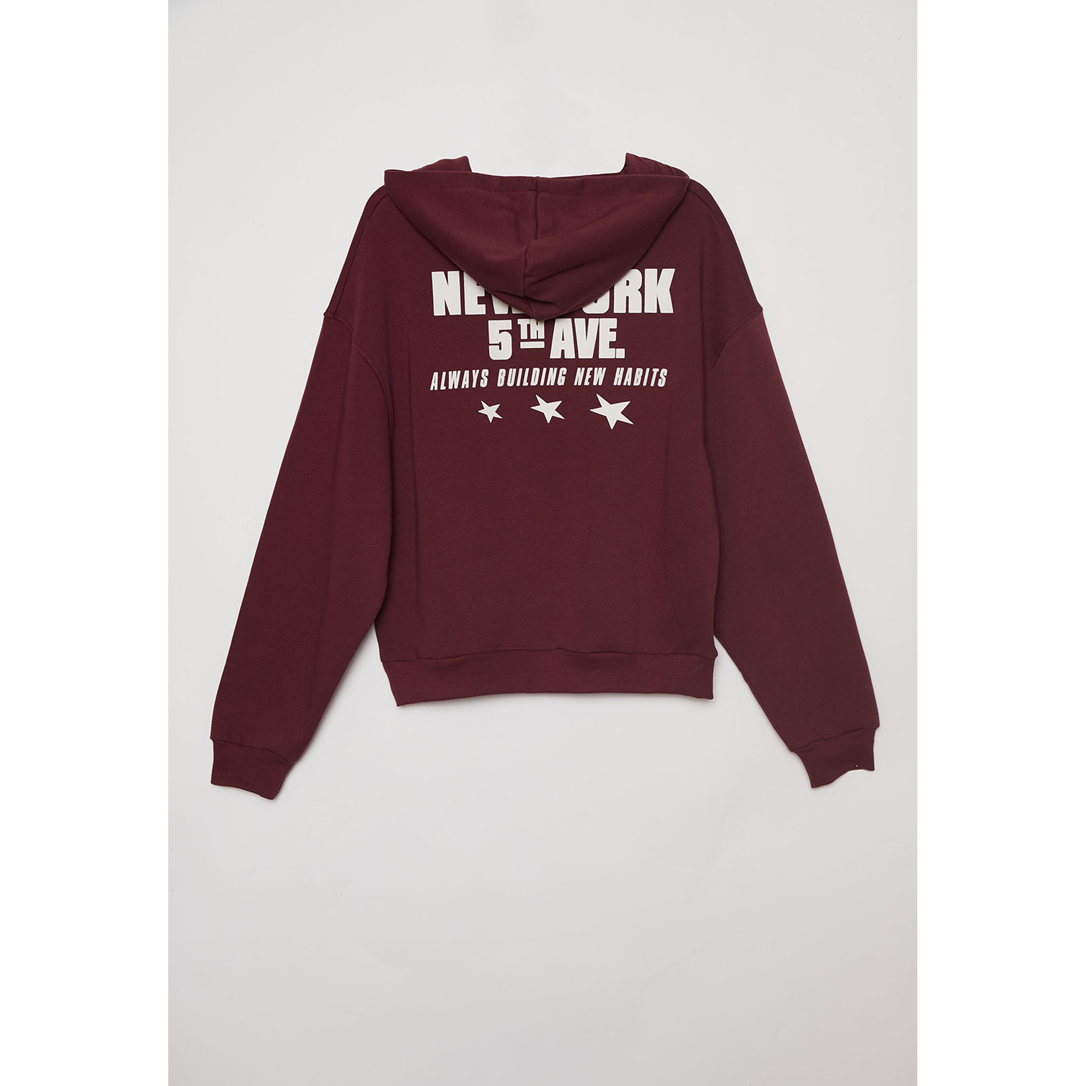 Polerón New York Mujer Burdeo Familyshop 2