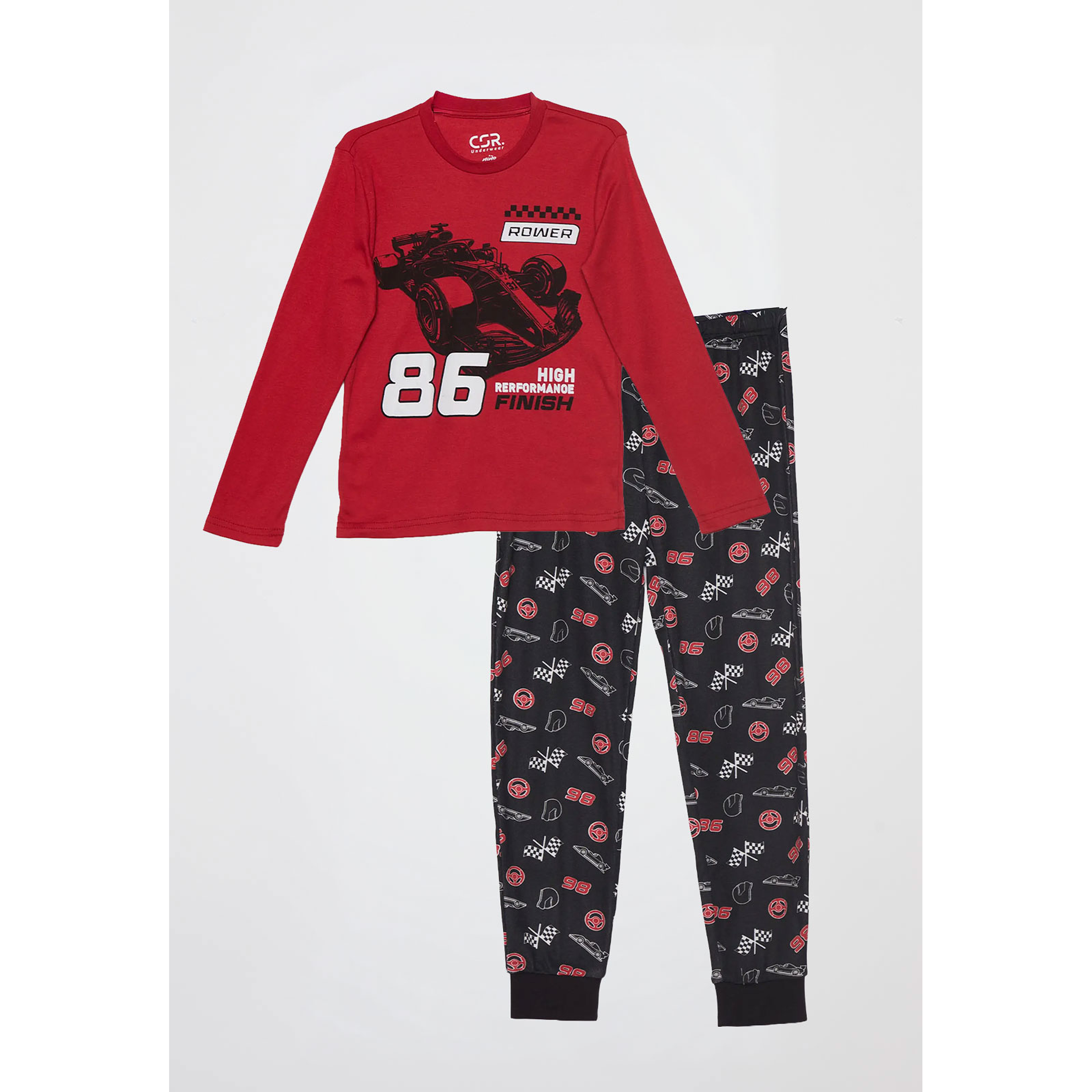 Pijama Jersey Rower Niño Rojo Familyshop 1