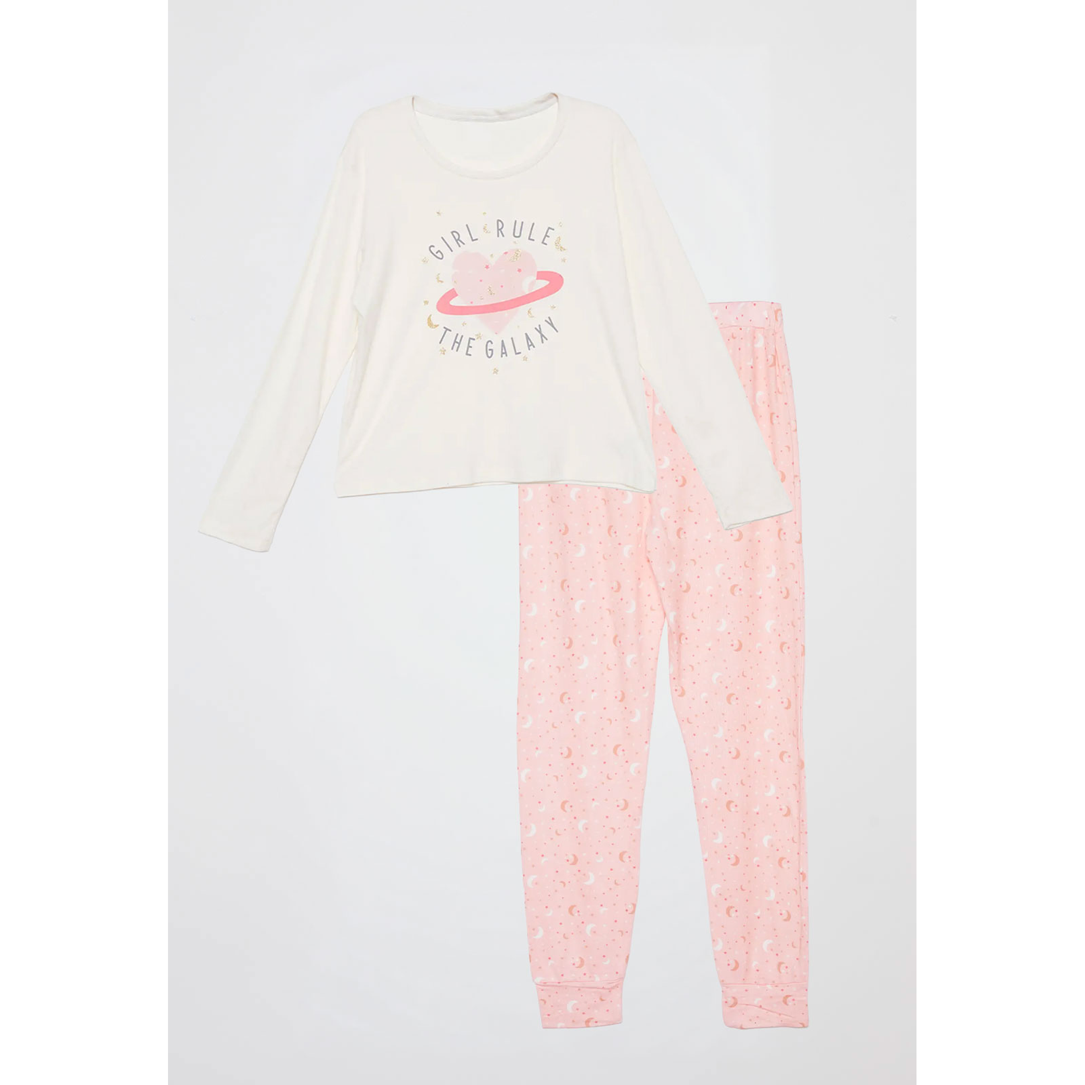Pijama Girl Rule Mujer Rosado Familyshop 1