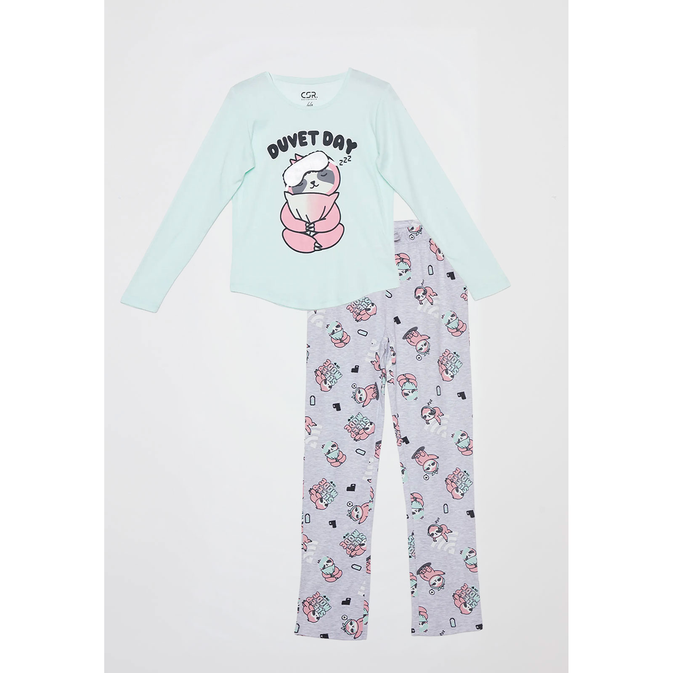 Pijama Jersey Lola Gris Familyshop 6