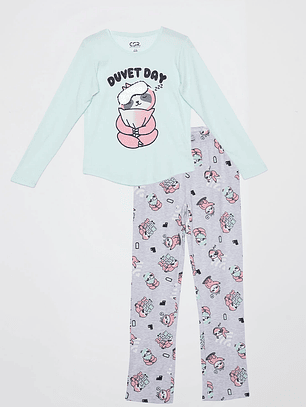Pijama Jersey Lola Gris Familyshop