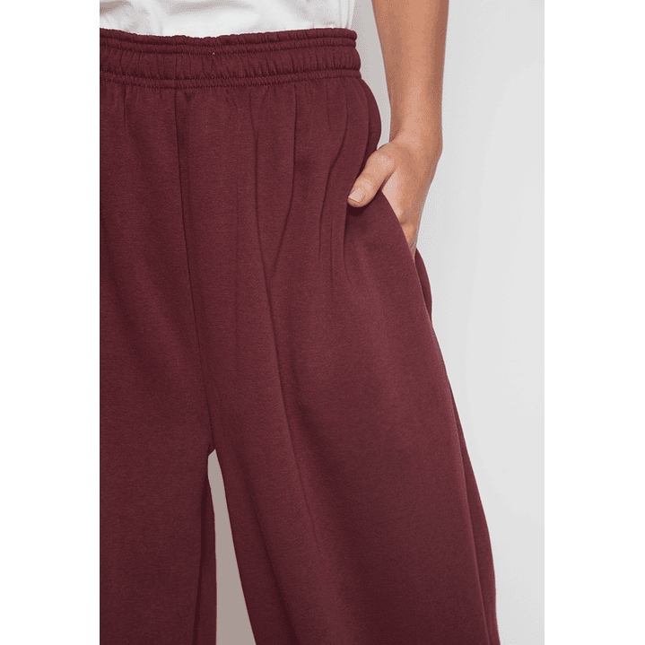 Pantalón Buzo Baggy Mujer Burdeo Familyshop 4