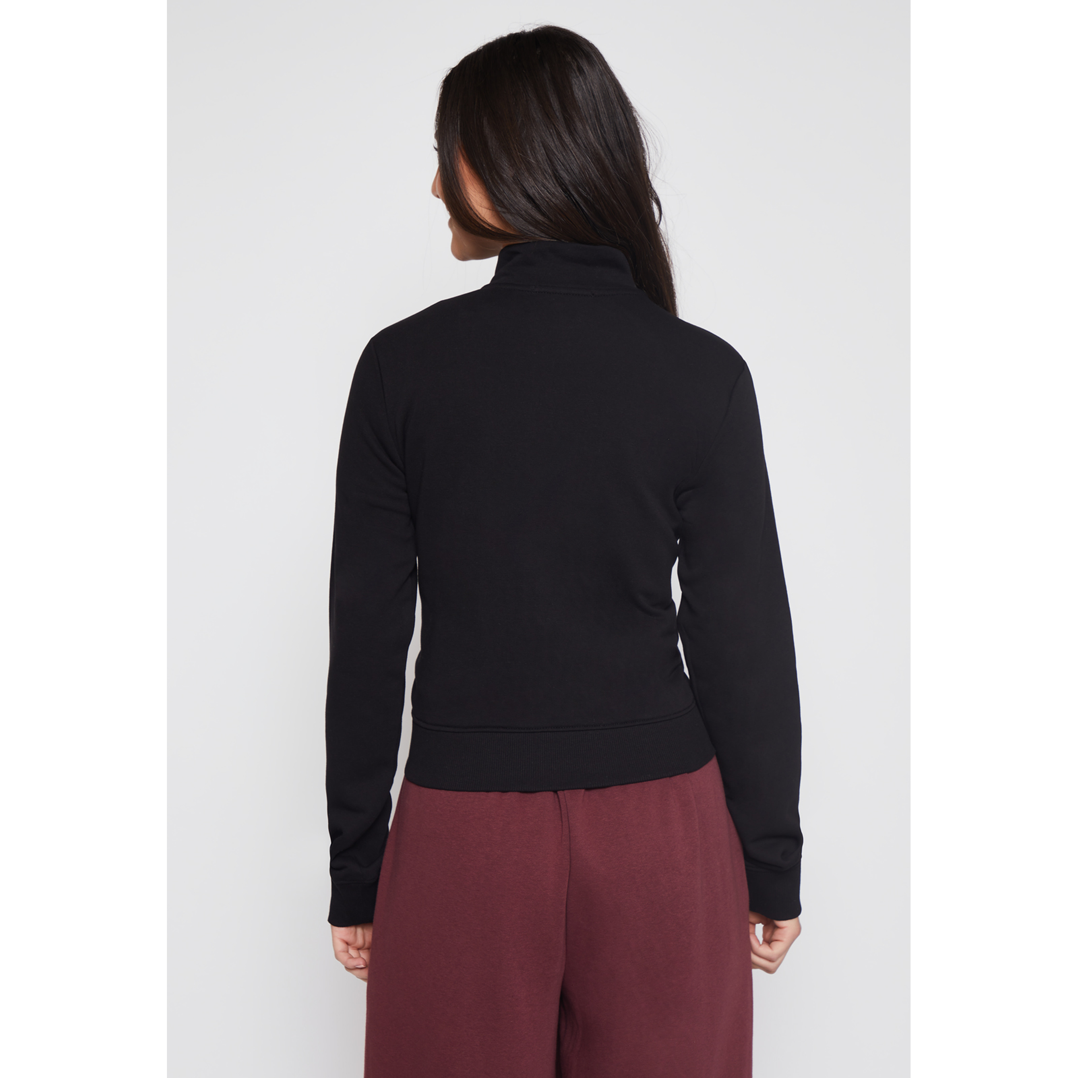 Polerón Ajustado Mujer Negro Familyshop 3