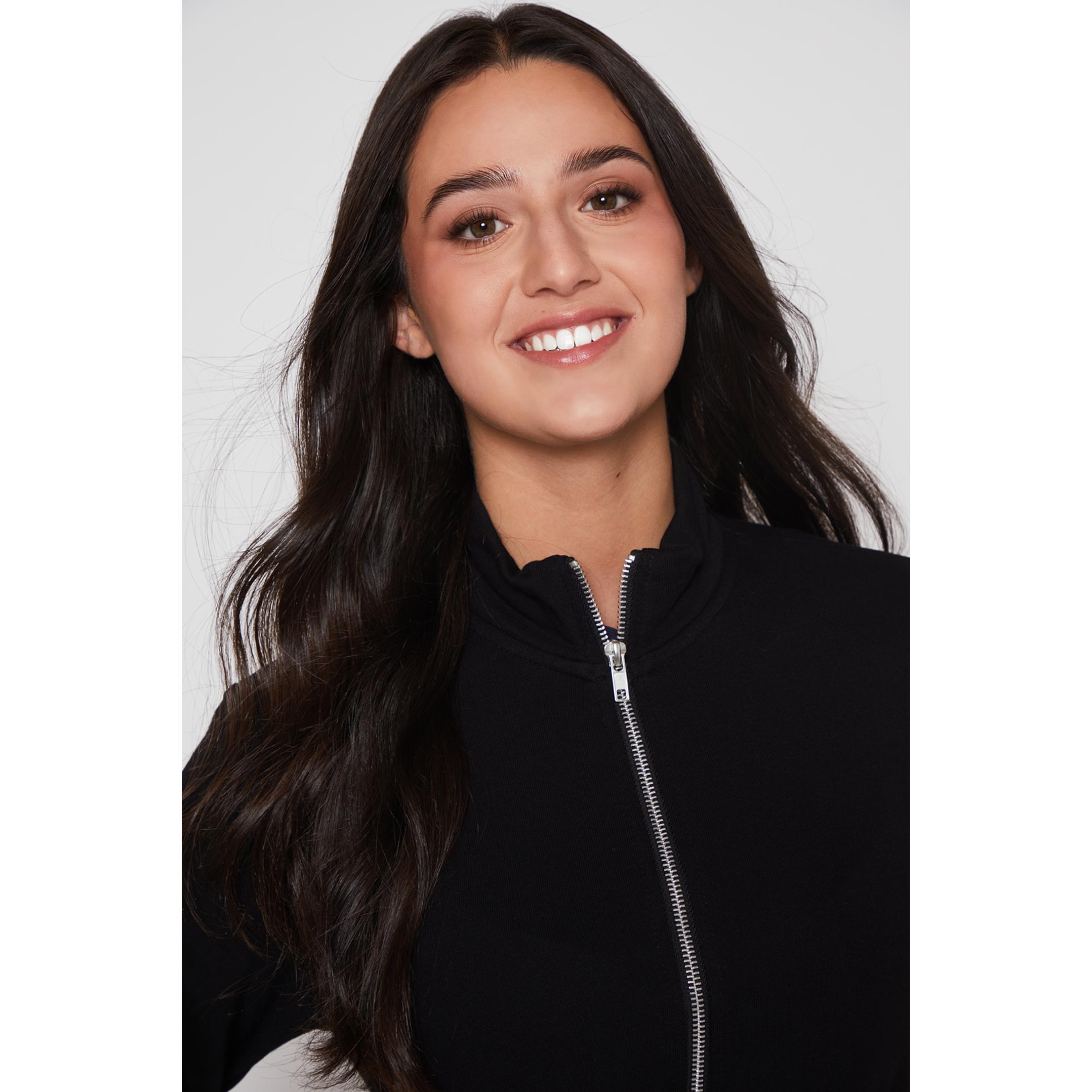 Polerón Ajustado Mujer Negro Familyshop 4