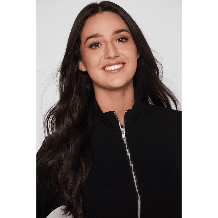 Polerón Ajustado Mujer Negro Familyshop 4