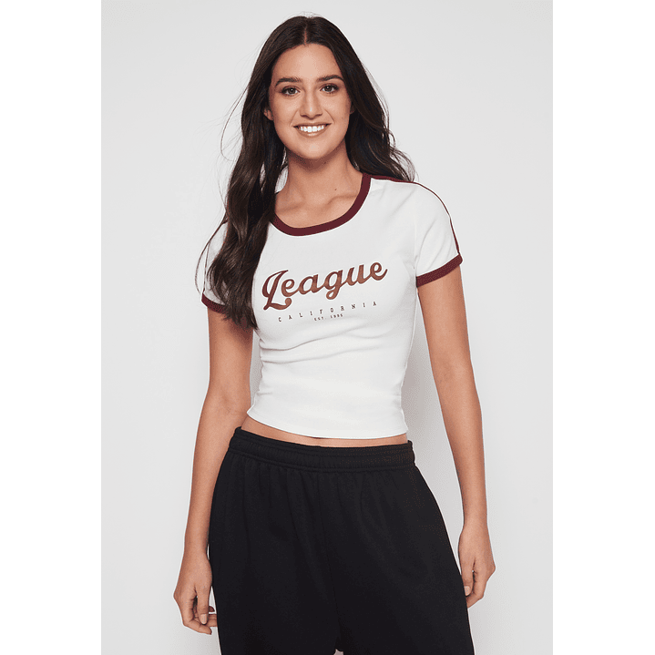 Polera Sport League Mujer Crudo Familyshop 1