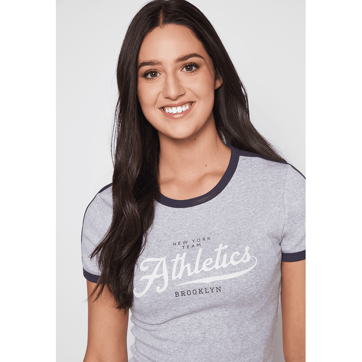 Polera Sport Athletics Mujer Gris Familyshop 3