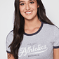 Polera Sport Athletics Mujer Gris Familyshop - Miniatura 3