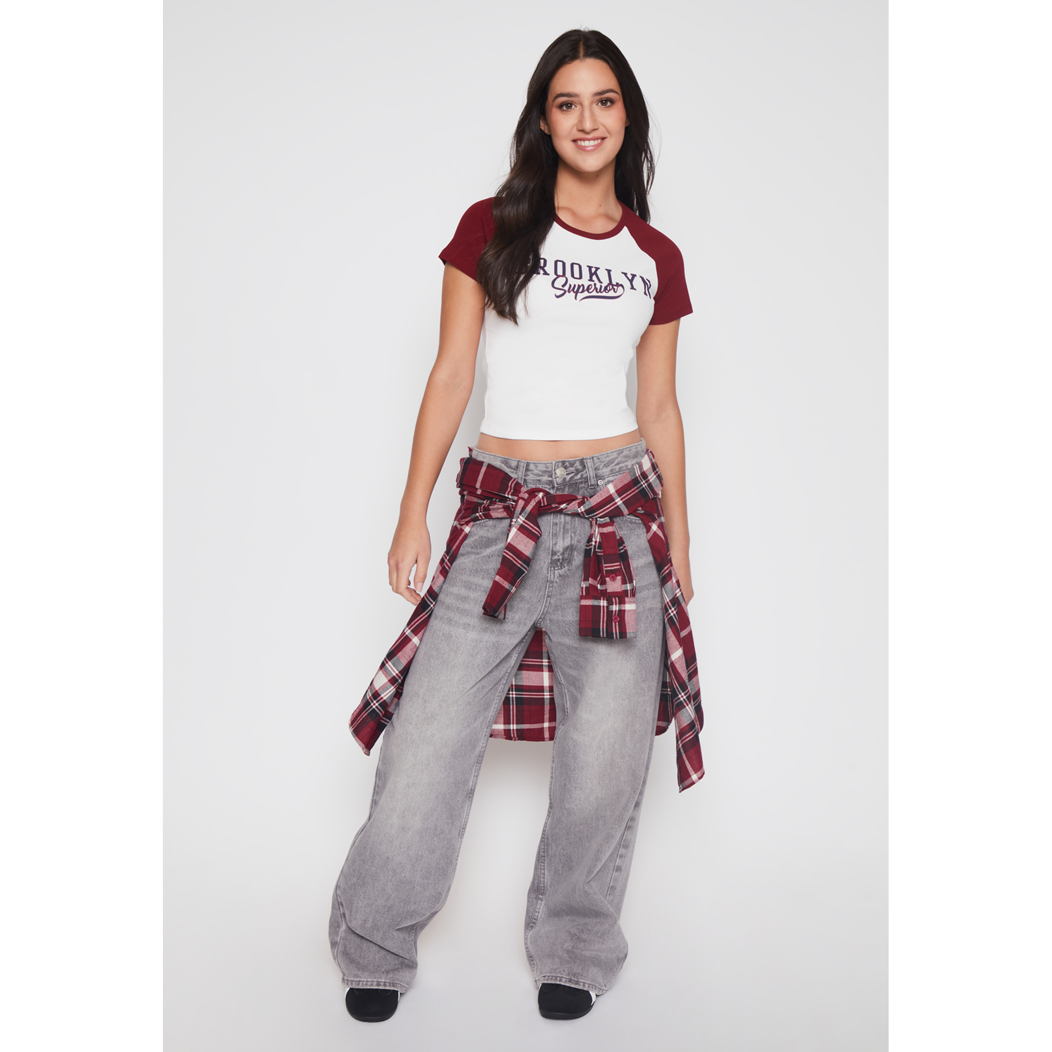 Polera Bicolor Brooklyn Mujer Crudo Familyshop 2