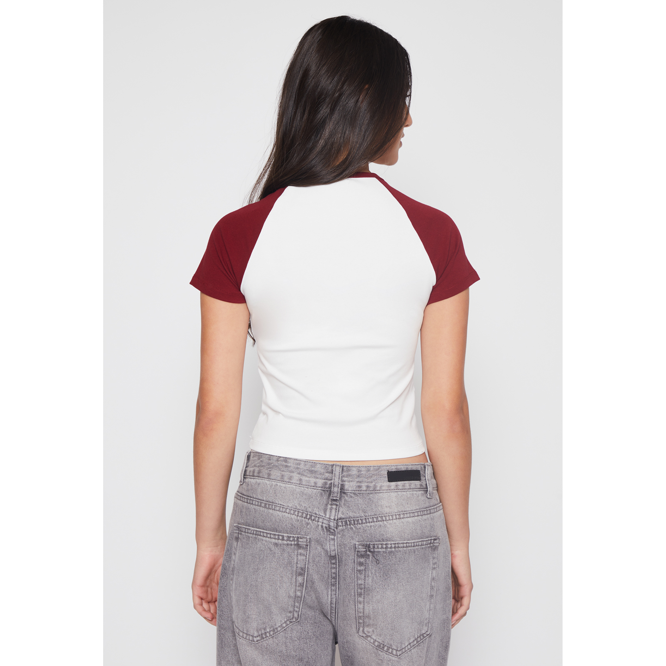 Polera Bicolor Brooklyn Mujer Crudo Familyshop 4