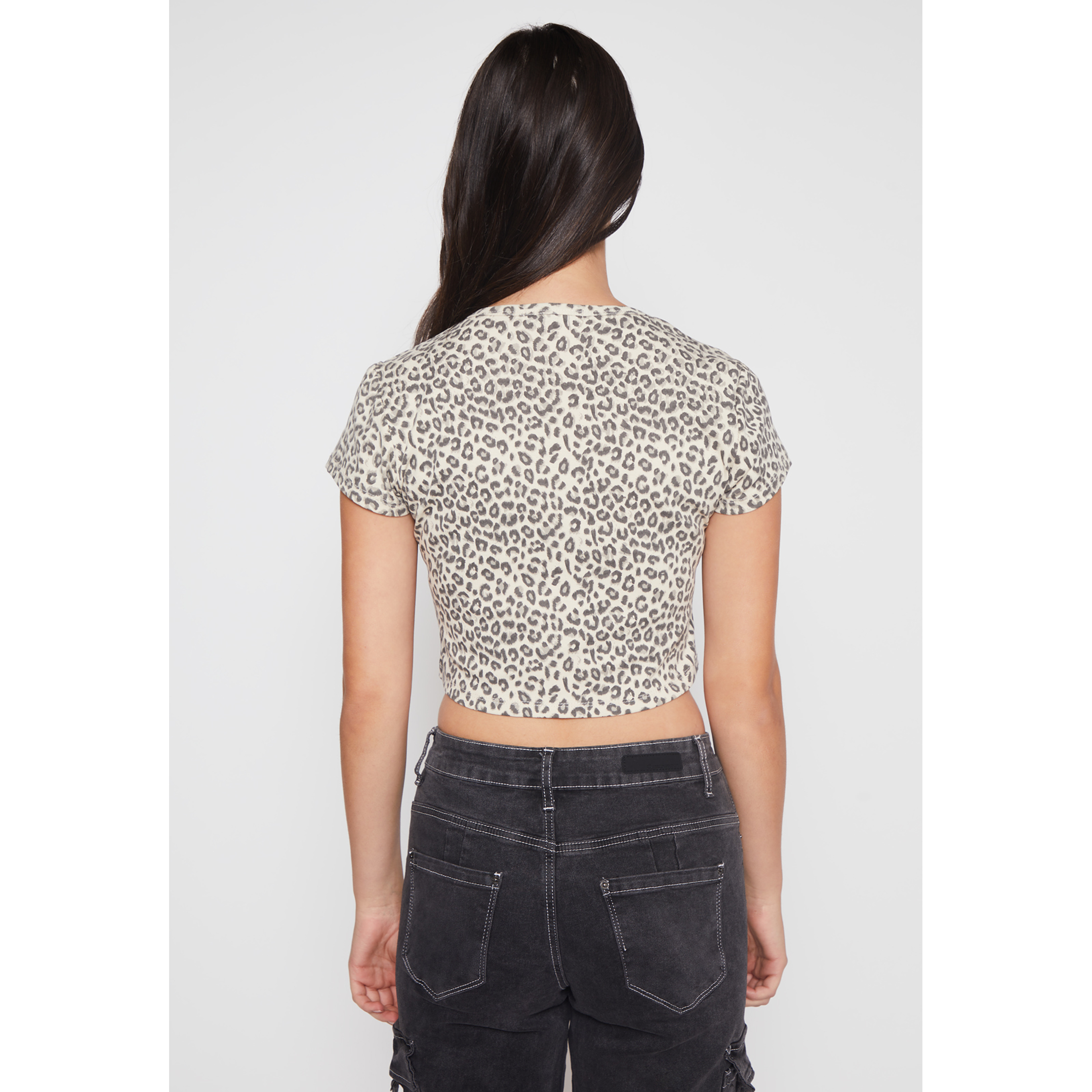 Polera Leopard Mujer Beige Familyshop 4