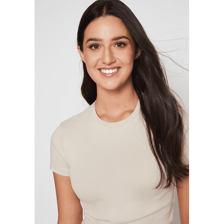 Polera Basic Mujer Beige Familyshop 3