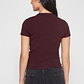 Polera Basic Mujer Burdeo Familyshop - Miniatura 4