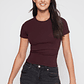 Polera Basic Mujer Burdeo Familyshop - Miniatura 1