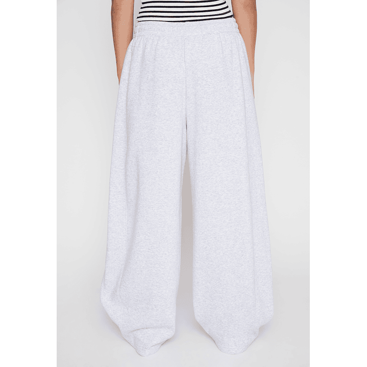 Pantalón Buzo Barrel Mujer Gris Familyshop 3