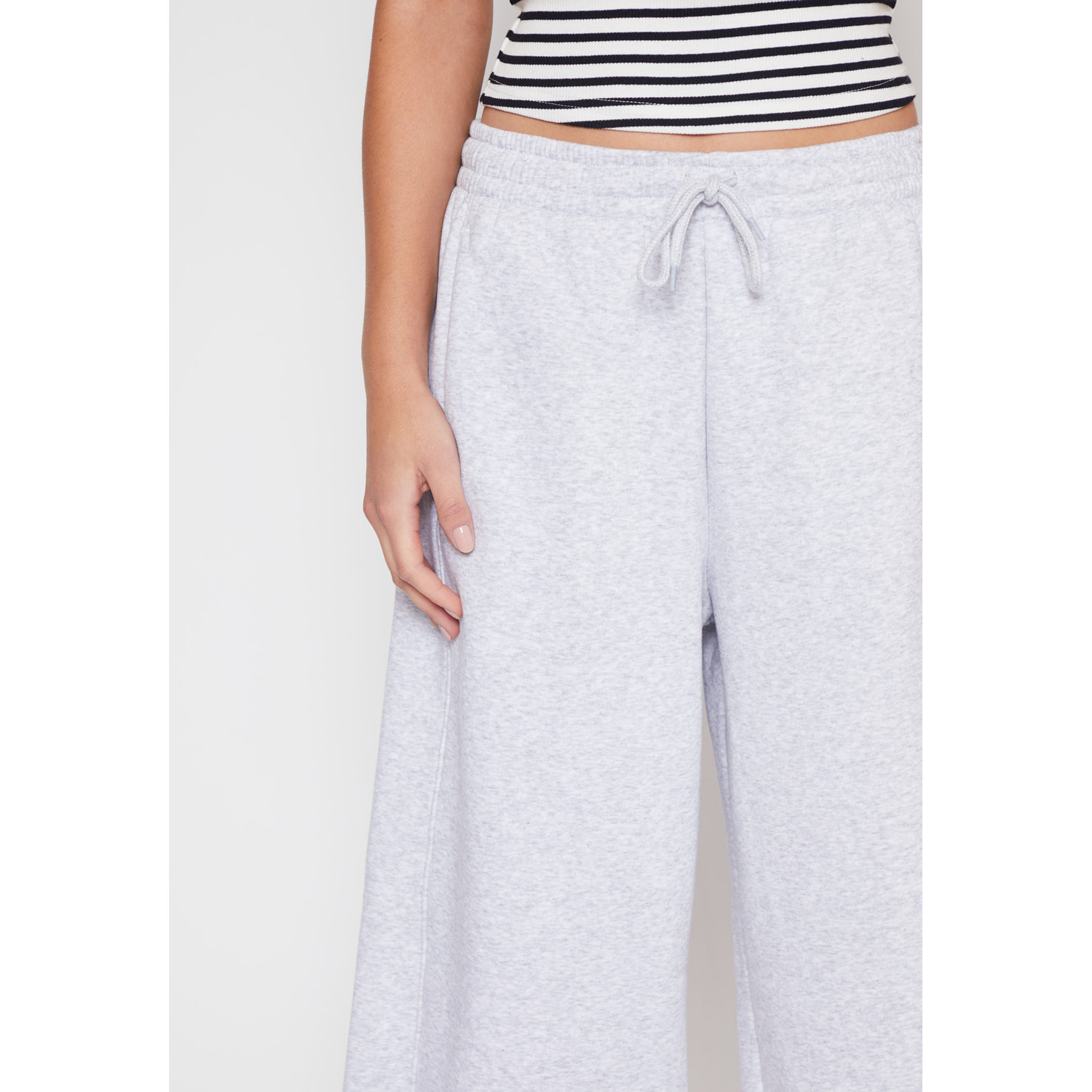 Pantalón Buzo Barrel Mujer Gris Familyshop 4