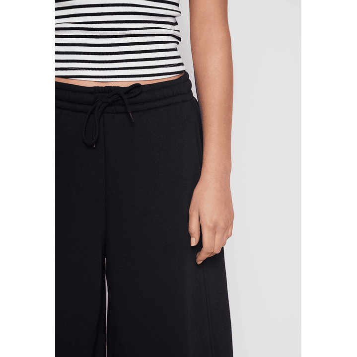 Pantalón Buzo Barrel Mujer Negro Familyshop 3