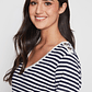 Polera Rayada Mujer Azul Familyshop - Miniatura 4