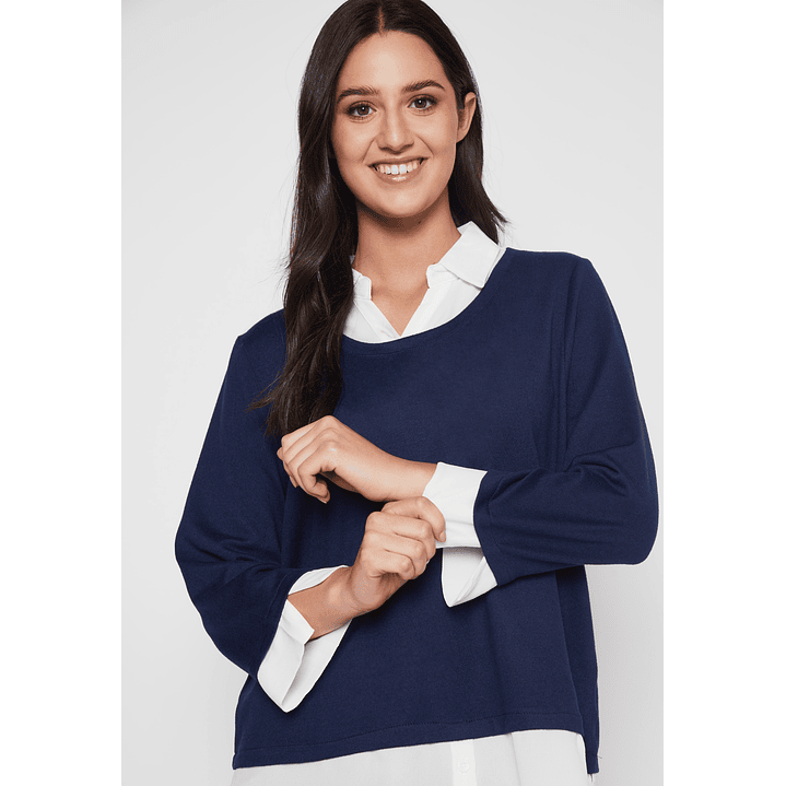 Sweater Chic Mujer Azul Familyshop 3