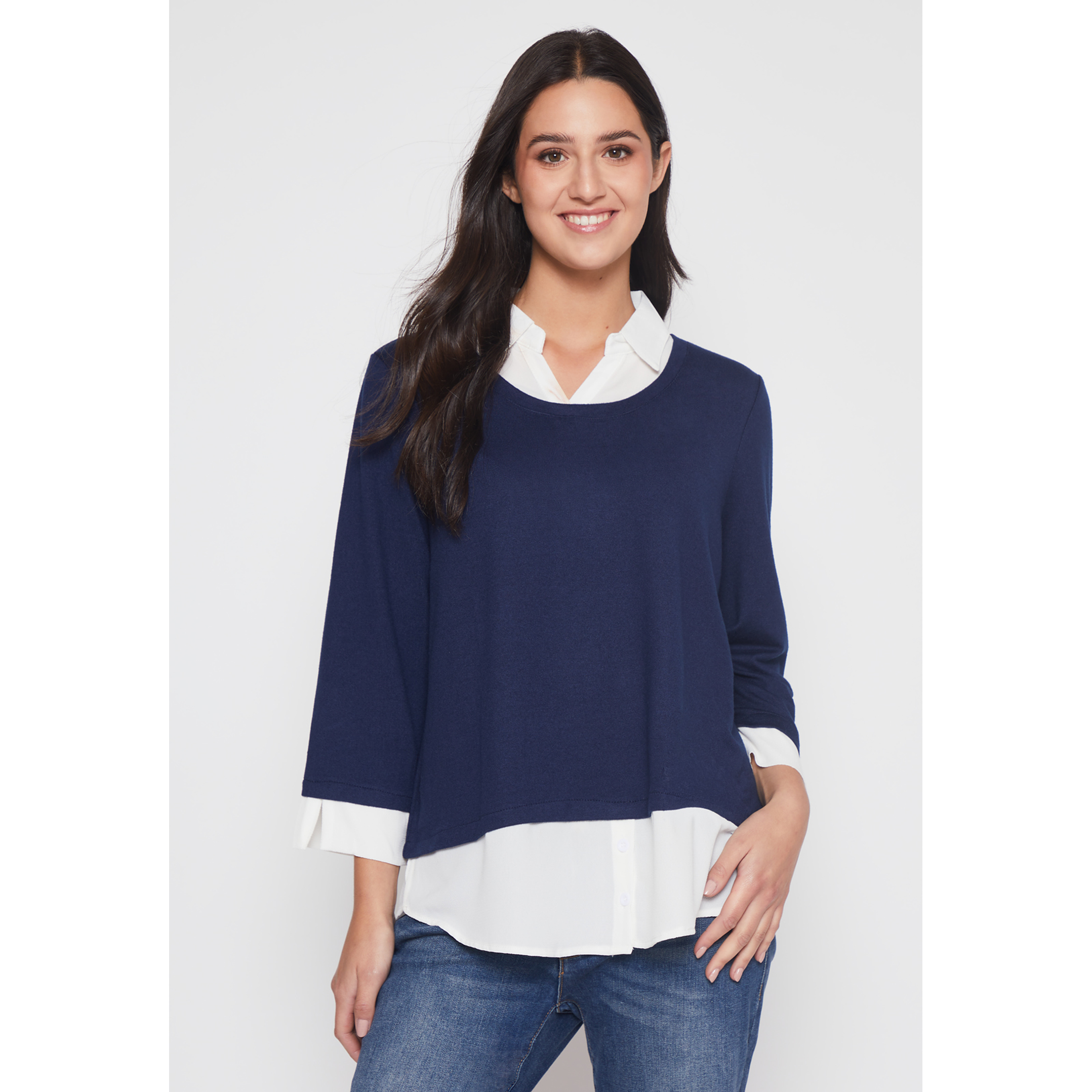 Sweater Chic Mujer Azul Familyshop 1