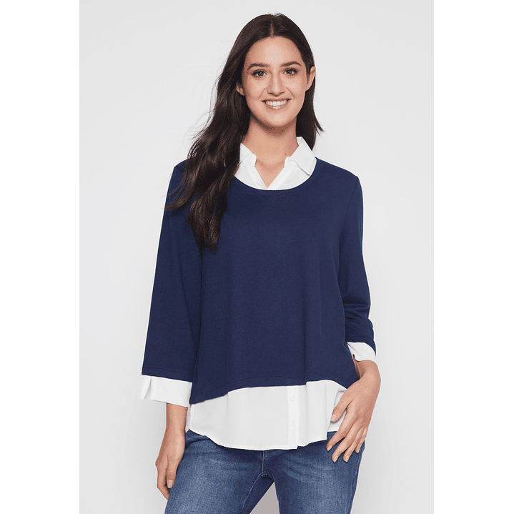 Sweater Chic Mujer Azul Familyshop 1