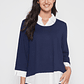 Sweater Chic Mujer Azul Familyshop - Miniatura 1