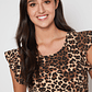 Polera Leopard Mujer Café Familyshop - Miniatura 3