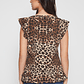 Polera Leopard Mujer Café Familyshop - Miniatura 4