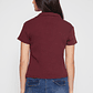 Polera Cuello Mujer Burdeo Familyshop - Miniatura 4