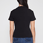 Polera Cuello Mujer Negro Familyshop - Miniatura 4