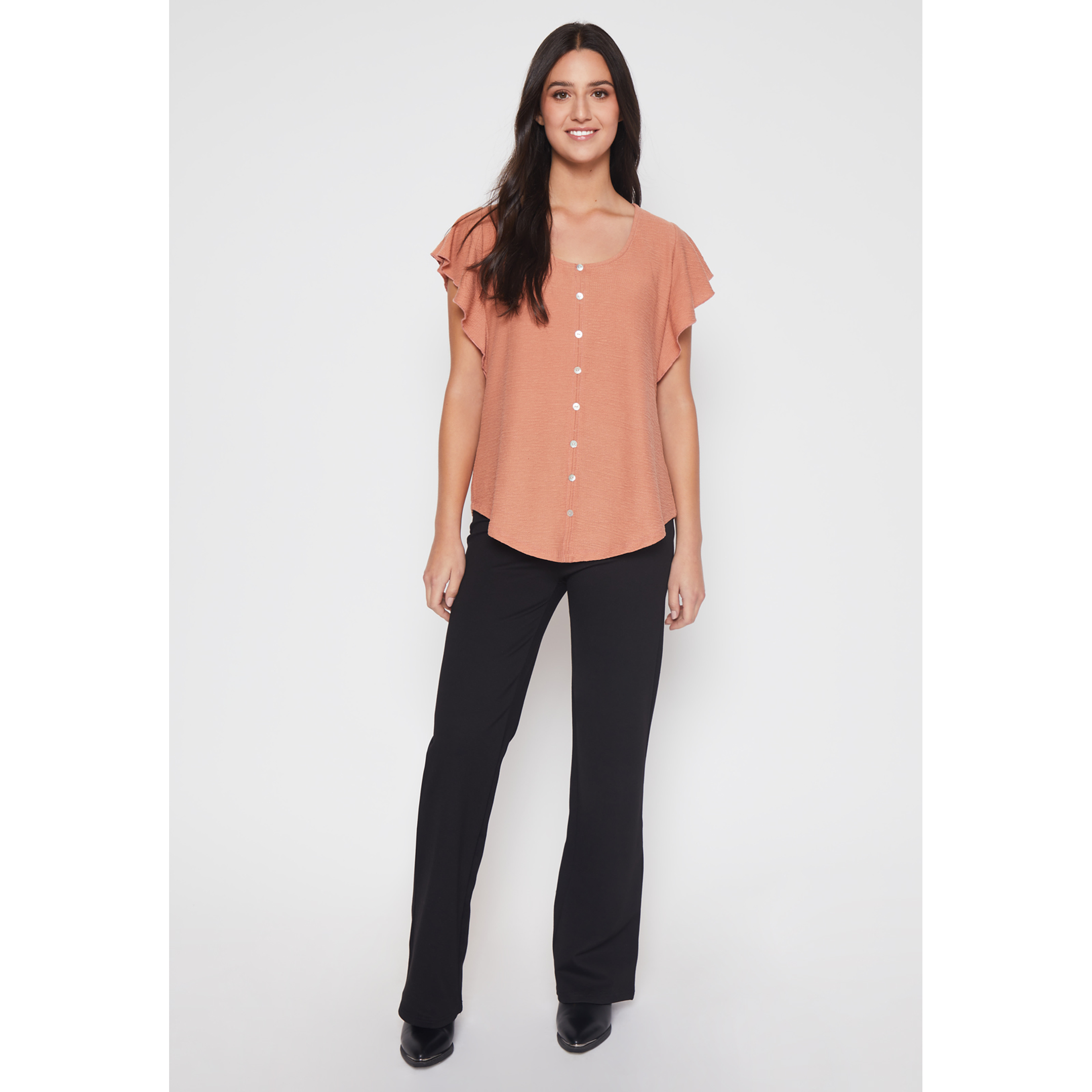 Calza Wide Leg Mujer Negro Familyshop 2