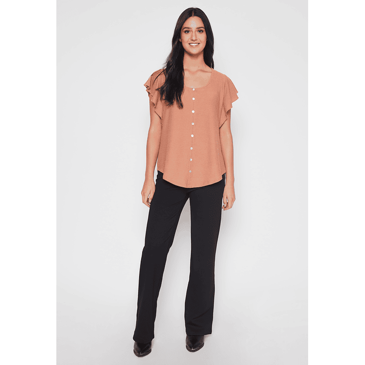 Calza Wide Leg Mujer Negro Familyshop 2