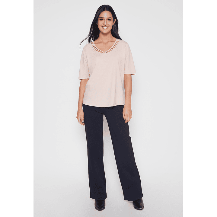 Calza Wide Leg Mujer Azul Familyshop 2