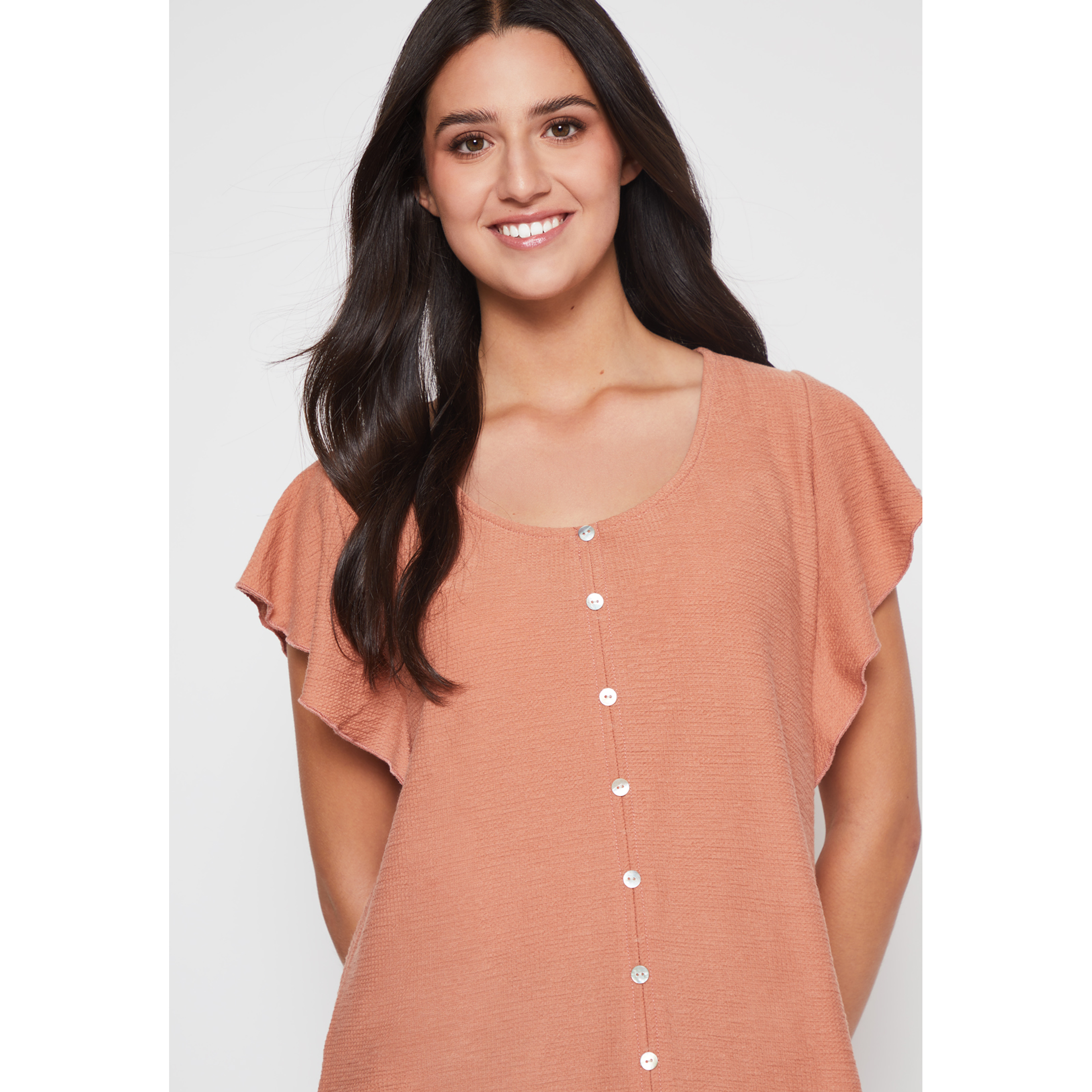 Polera Vuelo Mujer Caramelo Familyshop 4