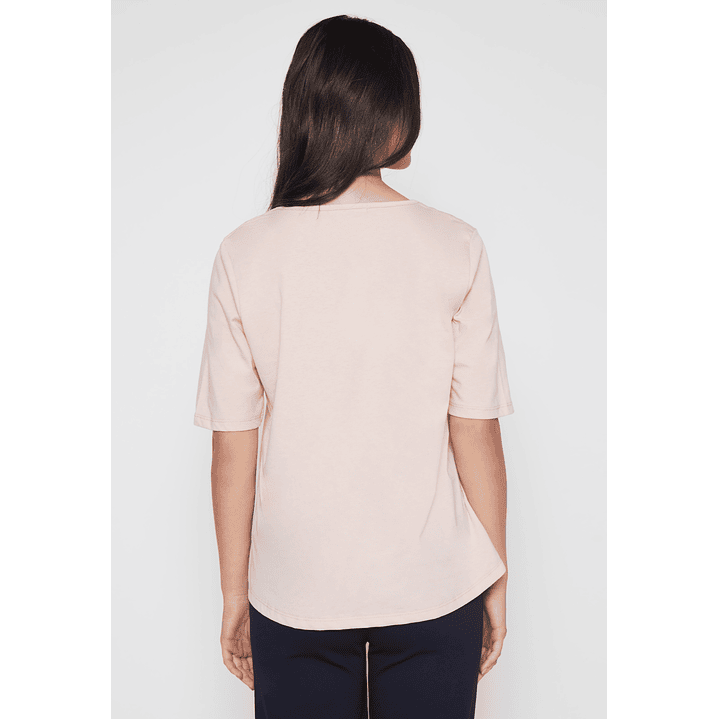 Polera Escocesa Mujer Rosado Familyshop 4