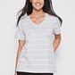 Polera Rayada Mujer Gris Familyshop - Miniatura 2