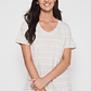Polera Rayada Mujer Beige Familyshop - Miniatura 1
