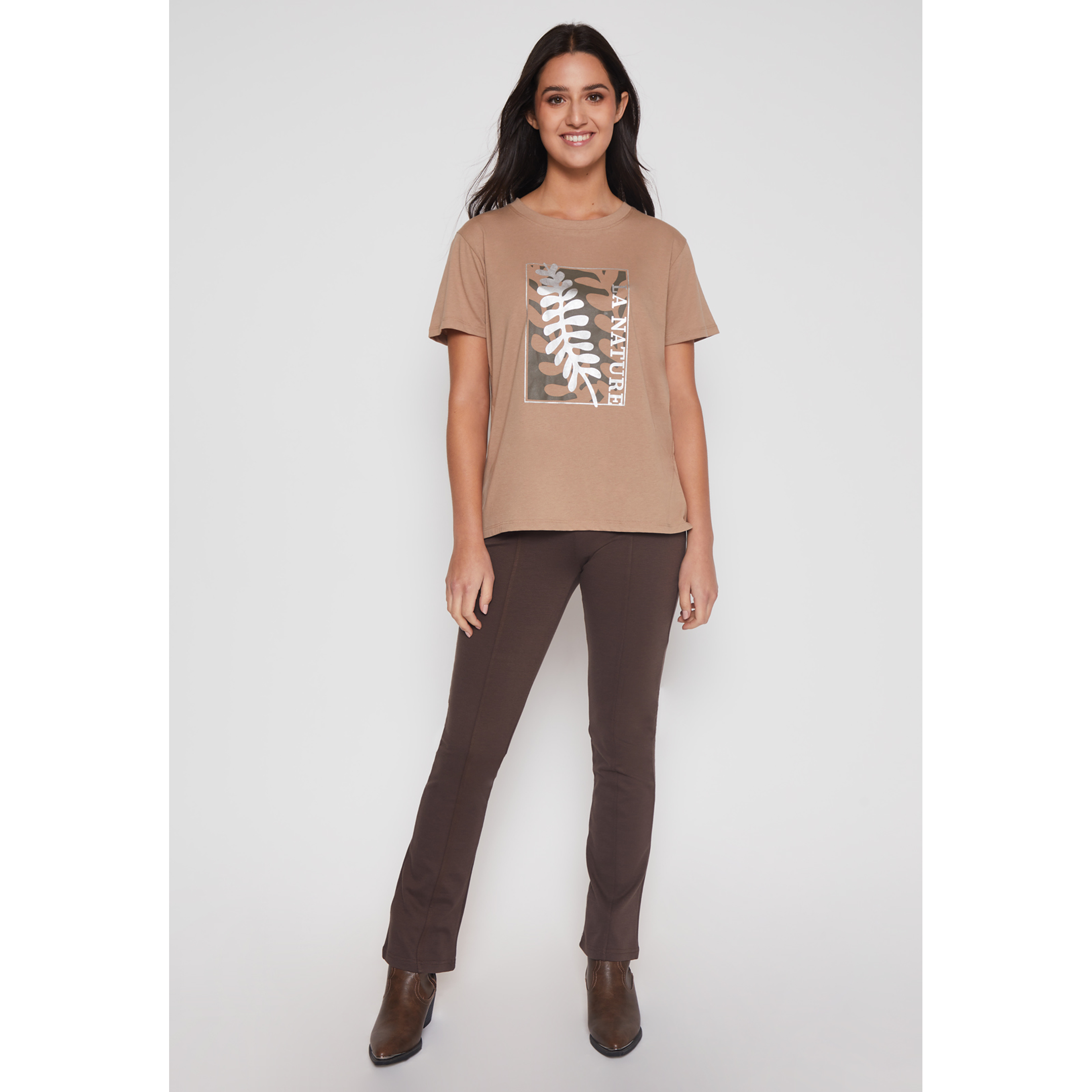 Polera Silver Nature Mujer Camel Familyshop 2