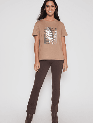 Polera Silver Nature Mujer Camel Familyshop