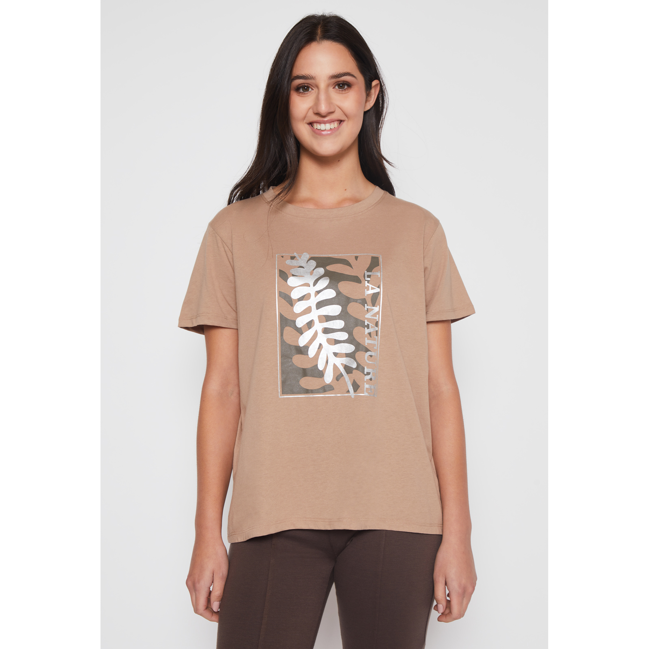 Polera Silver Nature Mujer Camel Familyshop 1