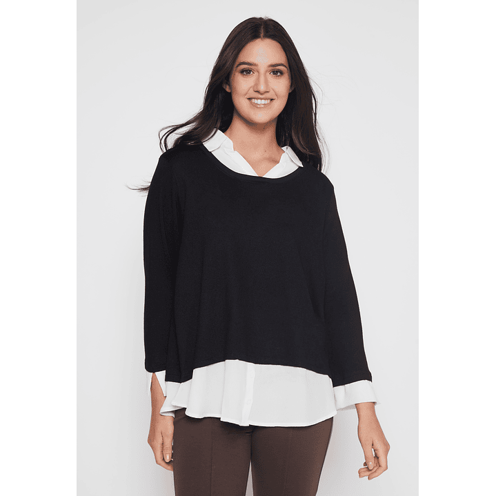 Sweater Chic Mujer Negro Familyshop 1
