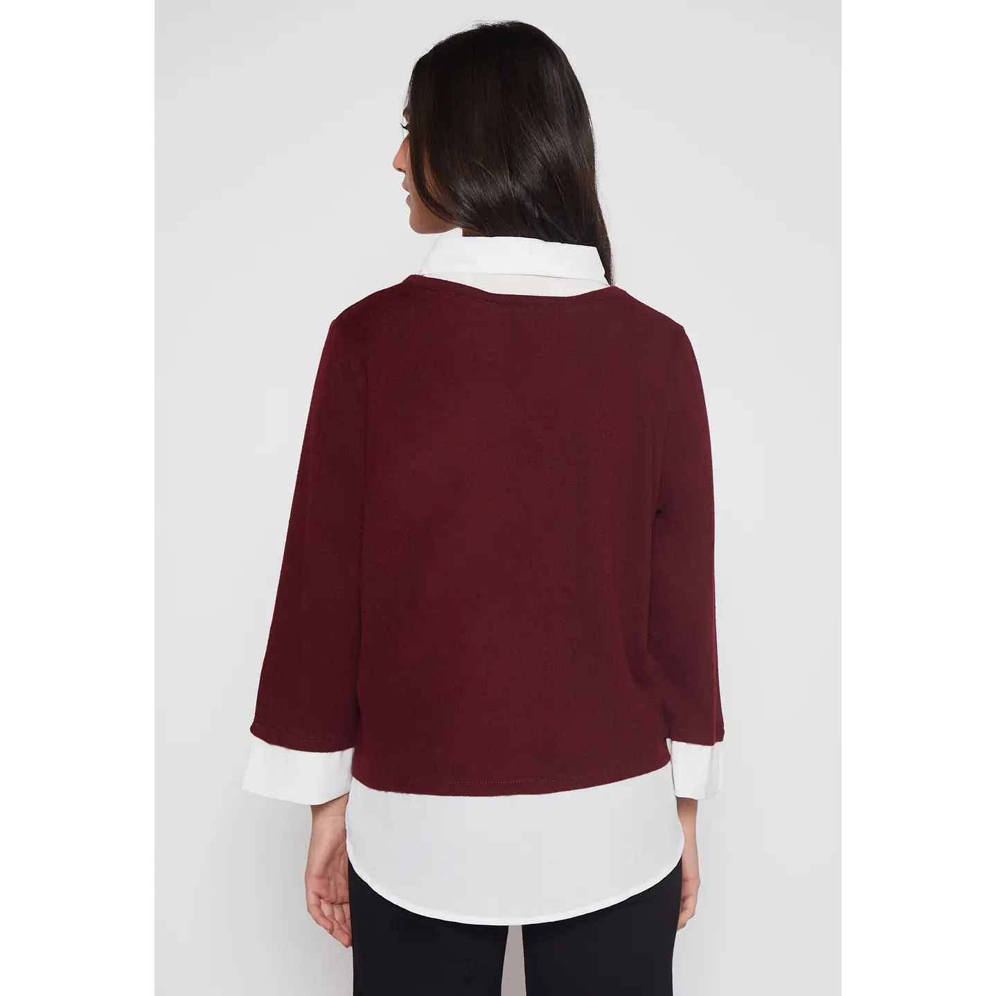 Sweater Chic Mujer Burdeo Familyshop 3
