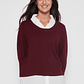 Sweater Chic Mujer Burdeo Familyshop - Miniatura 1