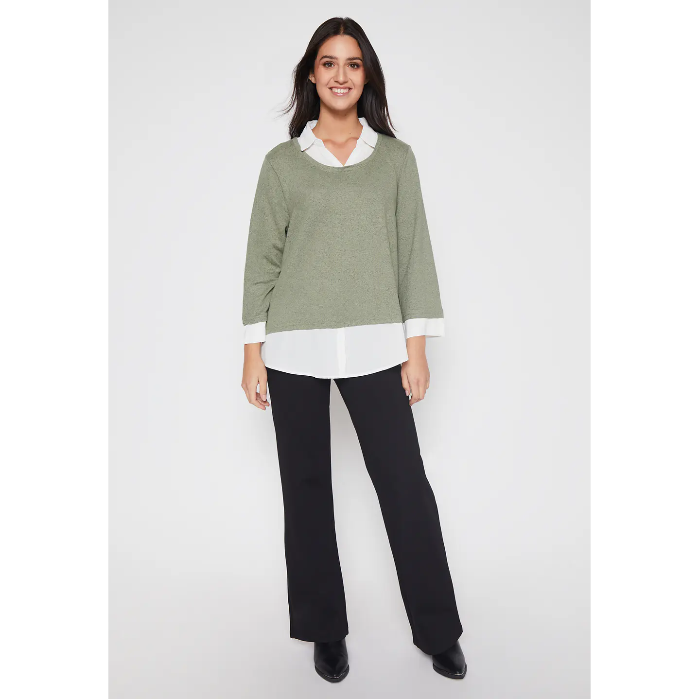 Sweater Chic Mujer Verde Familyshop 2