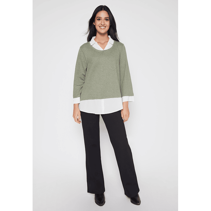 Sweater Chic Mujer Verde Familyshop 2