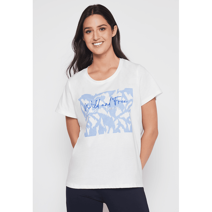 Polera Blue Wild Mujer Crudo Familyshop 1