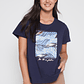 Polera Blue Flow Mujer Azul Familyshop - Miniatura 1