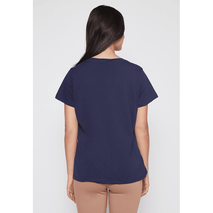 Polera Blue Flow Mujer Azul Familyshop 4