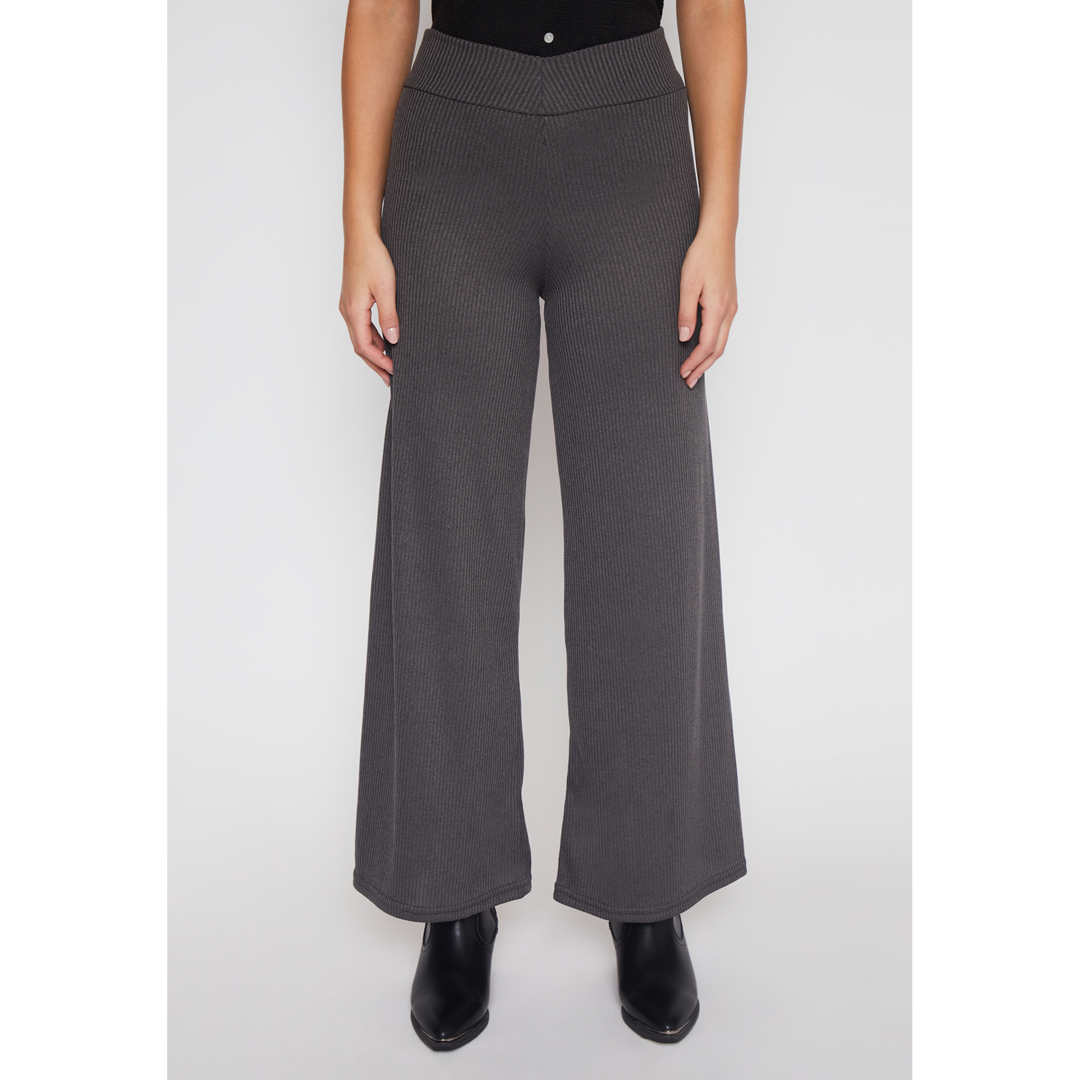 Pantalón Wide Leg Mujer Gris Familyshop 1
